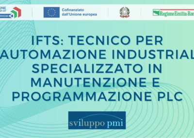 IFTS 2023 – Tecnico per l’automazione industriale specializzato in manutenzione e programmazione PLC