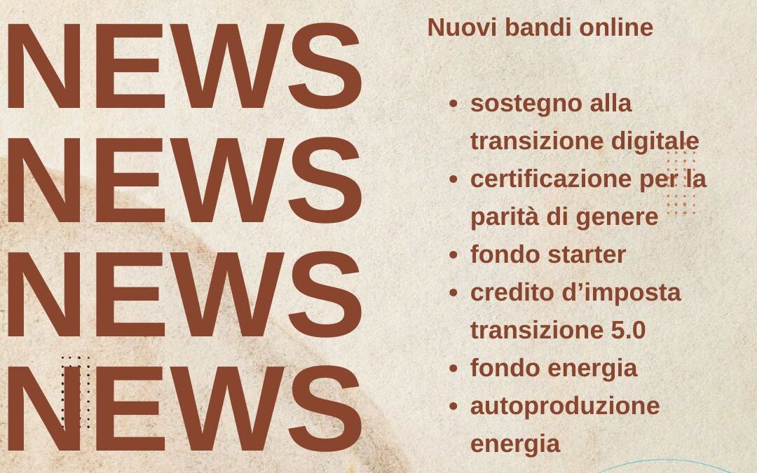 Nuovi bandi online 2025